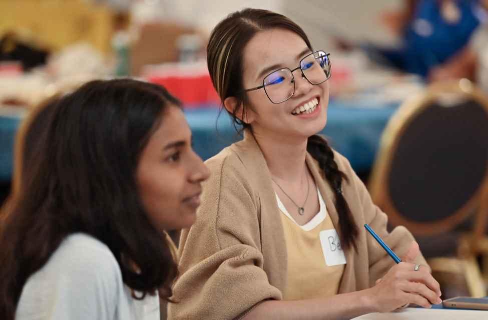 Two Women in Classroom